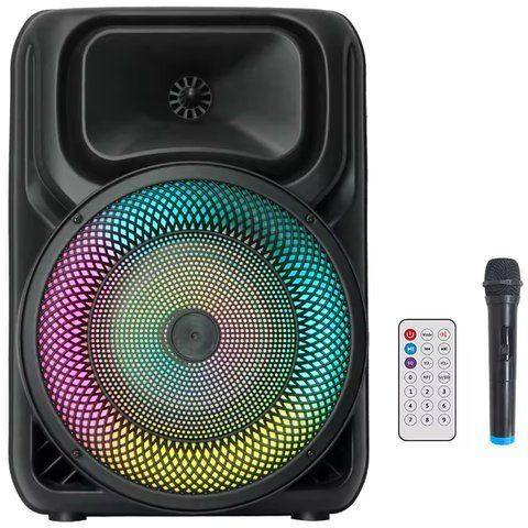 Бездротова караоке колонка з мікрофоном та RGB-підсвічуванням ZQS8147 sp10280 фото