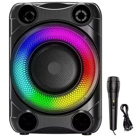 Бездротова караоке колонка з мікрофоном та RGB-підсвічуванням Sing-e ZQS8148 sp10281 фото