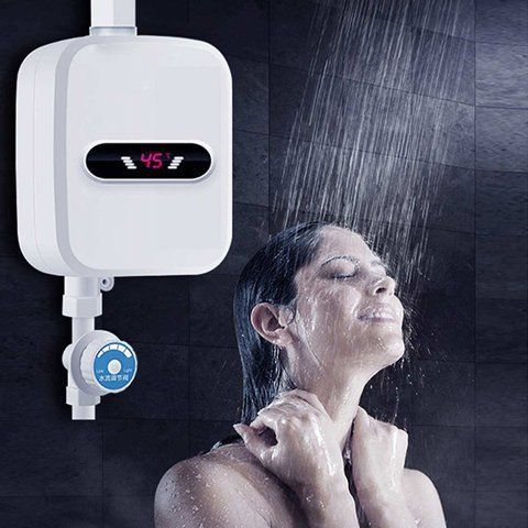 Термостатичний водонагрівач RX-021 з душем та LCD екраном 3500W 60&deg;C ME8852130 фото