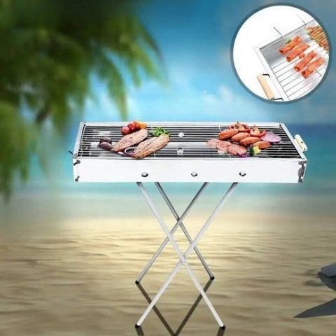 Переносний мангал BARBECUE TRAY 770T MD-008 809 (80*30*78см) 2052504 фото