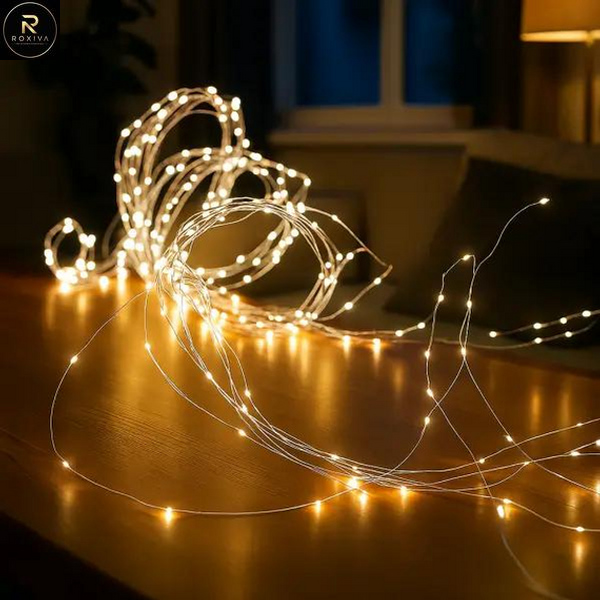 Гірлянда Кінський хвіст від USB 5 метра 1000 LED 20 ниток, жовтий G5857 фото