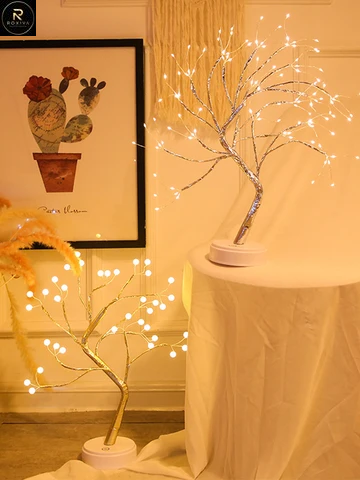 Настільний світильник DIY Auelife 108 Led дерево гірлянда Бонсай Auelife Тепле світло 2127623 фото