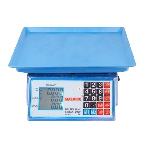 Ваги торговельні MATARIX MX-412 50кг M Matr4848 фото