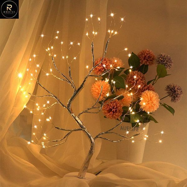 Настільний світильник DIY Auelife 108 Led дерево гірлянда Бонсай Auelife Тепле світло 2127623 фото